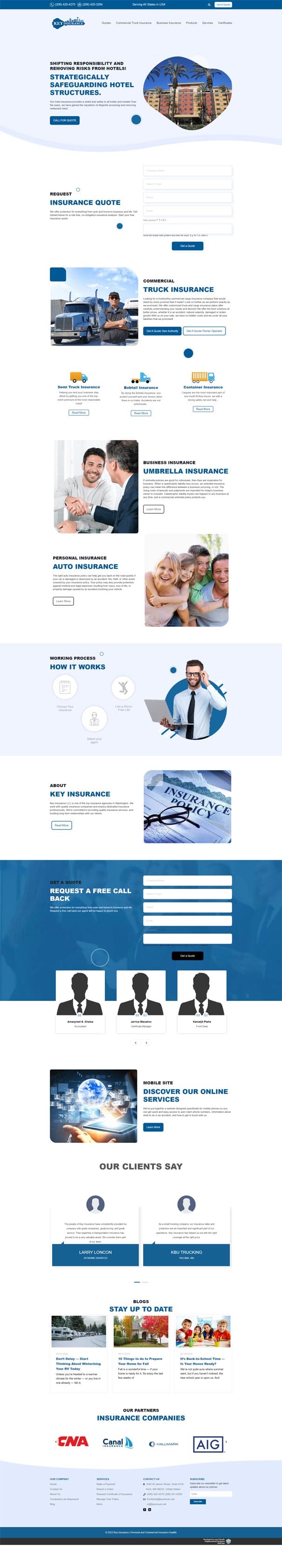 Key Insurance website