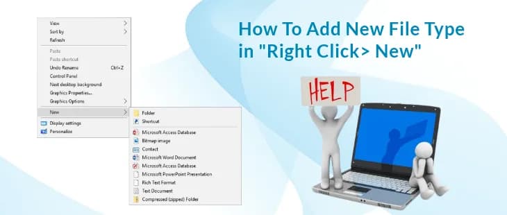 How To add new file type in "Right Click> New"