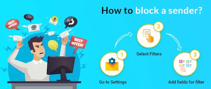 How to block a sender?