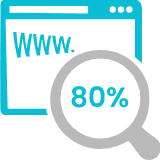 Share of people who search online for a local product or service